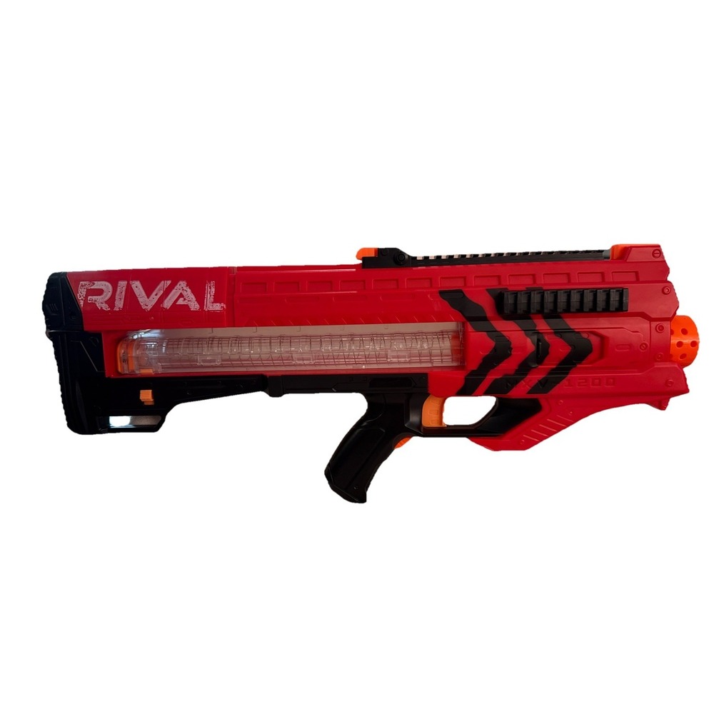 Nerf Rival Zeus MXV-1200 Red‎ With NO Nerf Balls. Batteries Included Working